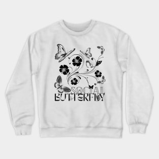 Social Butterfly Crewneck Sweatshirt